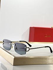 Cartier Rectangle-Rimless Sunglasses - 2