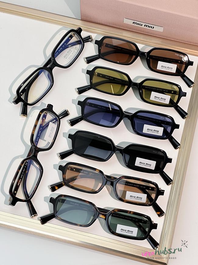 Miu Regard rectangular sunglasses - 1