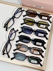 Miu Regard rectangular sunglasses - 1