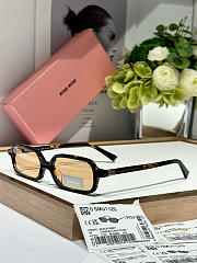 Miu Regard rectangular sunglasses - 4