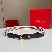 Valentino Garavani  Striped belt in multicoloured  - 3