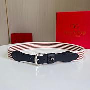 Valentino Garavani  Striped belt in multicoloured  - 2