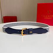 Valentino Garavani  Striped belt in multicoloured  - 4