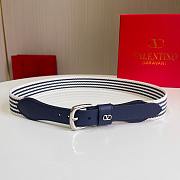 Valentino Garavani  Striped belt in multicoloured  - 5