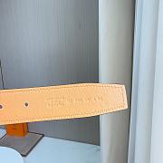 	 Hermes Men Brown Belt Silver 35mm - 3