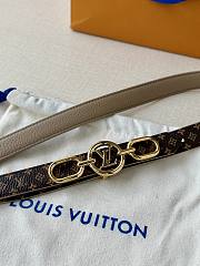 Louis Vuitton Circle Prime 20MM Double Sided Belt Beige - 5