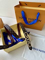 	 Louis Vuitton Circle Prime 20MM Double Sided Belt Burgundy - 2