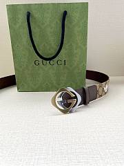 Gucci GG Gold Buckle 40mm Belt - 4