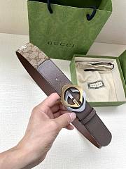 Gucci GG Gold Buckle 40mm Belt - 3