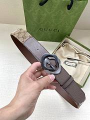 	 Gucci GG Silver Buckle 40mm Belt - 2