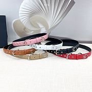 Chanel Silver Buckle Belt - 1