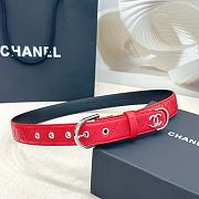 Chanel Silver Buckle Belt - 2