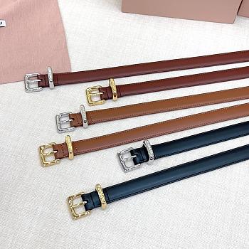 Miu Miu Leather Belt 20mm