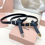 Miu Miu Leather Belt 20mm - 6
