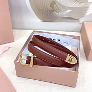 Miu Miu Leather Belt 20mm - 3