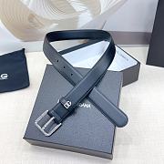 D&G buckle black belt 30mm - 6