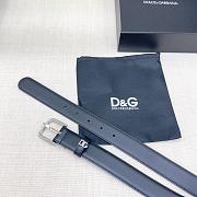 D&G buckle black belt 30mm - 3