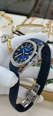 	 PATEK PHILIPPE NAUTILUS RHINESTONE BLUE 42mm - 3