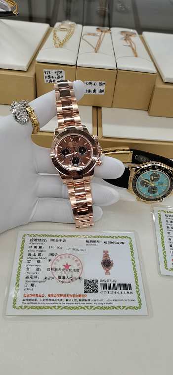 Rolex Cosmograph Daytona watch Everose gold 40mm