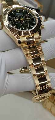Rolex Cosmograph Daytona watch Gold/Green gold 40mm - 5