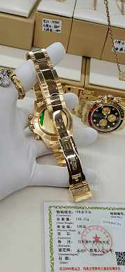 Rolex Cosmograph Daytona watch Gold/Green gold 40mm - 3