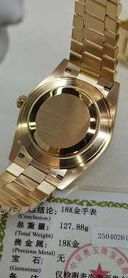 Rolex Day-Date 40 18kt yellow gold black diamond dial 41mm - 6