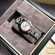 Burberry small check stamped bracelet watch 27mm - 6