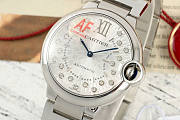 CARTIER Stainless Steel Diamond 36mm Ballon Bleu De Cartier Automatic Watch - 6