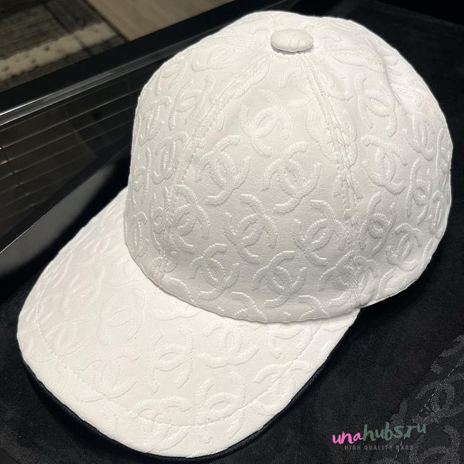	 Chanel White Cap - 1