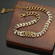 Dior Revolution Crystals Gold Tone Set Choker Necklace & Bracelet - 2