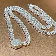 Gucci Sterling Silver Chain Necklace  - 5