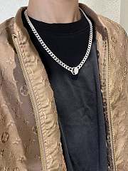 Gucci Sterling Silver Chain Necklace  - 2