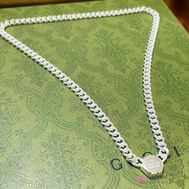 Gucci Sterling Silver Chain Necklace  - 1