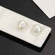 CHANEL Pearl Crystal CC La Pausa Earrings - 5