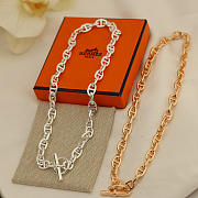 Hermes CHAINE D'ANCRE NECKLACE,LARGE MODEL - 2