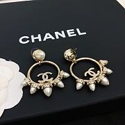 Chanel Strass & Faux Pearl CC Drop Earrings - 1