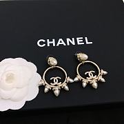 Chanel Strass & Faux Pearl CC Drop Earrings - 5