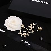 Chanel Strass & Faux Pearl CC Drop Earrings - 2