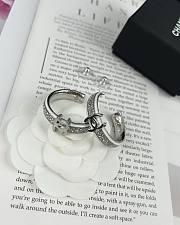 Chanel Silver Earrings - 6