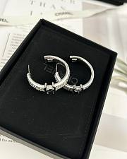 Chanel Silver Earrings - 5