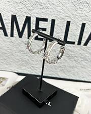 Chanel Silver Earrings - 4