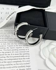 Chanel Silver Earrings - 3