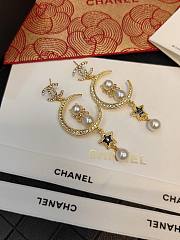 Chanel Gold Long Earrings - 5