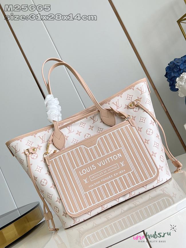 Louis Vuitton Neverfull Inside Out MM H33 Beige - 31 x 28 x 14 cm - 1