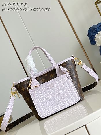 Louis Vuitton Neverfull Bandoulière Inside Out BB H33 Purple - 24x14x9 cm