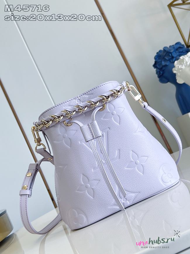 Louis Vuitton NéoNoé BB Monogram Empreinte Purple -  20 x 13 x 20 cm - 1
