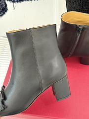 Valentino Garavani Leather Valet De Roi Ankle Boots 60 - 3