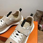 	 Hermes Taupe Loop sneaker - 6