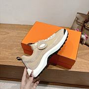 	 Hermes Taupe Loop sneaker - 5