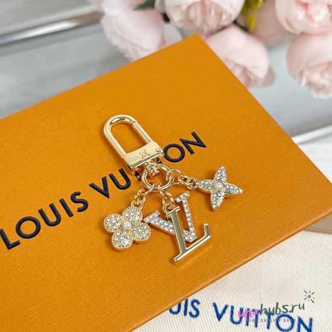 Louis Vuitton Micro Charms LV Iconic Key Holder - Luxury S00 Gold - 1